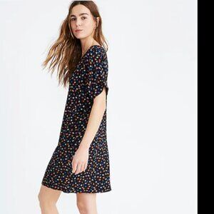 Madewell Button-Front Easy Dress in Prairie Posies Size Small
